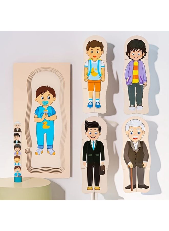 لعبة خشبية تفاعلية تعليمية إدراكية لتنمية الطفل المحير - Image 1